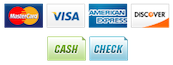 atlanta roofing accepts payments credit cards cash check